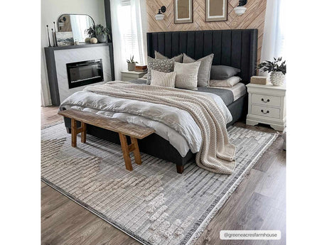 Maulawin Cream High-Low Area Rug - Ornate Home