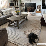 Maulawin Cream High-Low Area Rug - Ornate Home