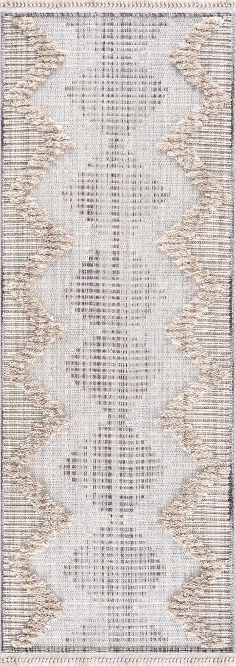 Maulawin Cream High-Low Area Rug - Ornate Home