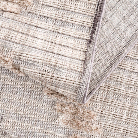 Maulawin Cream High-Low Area Rug - Ornate Home