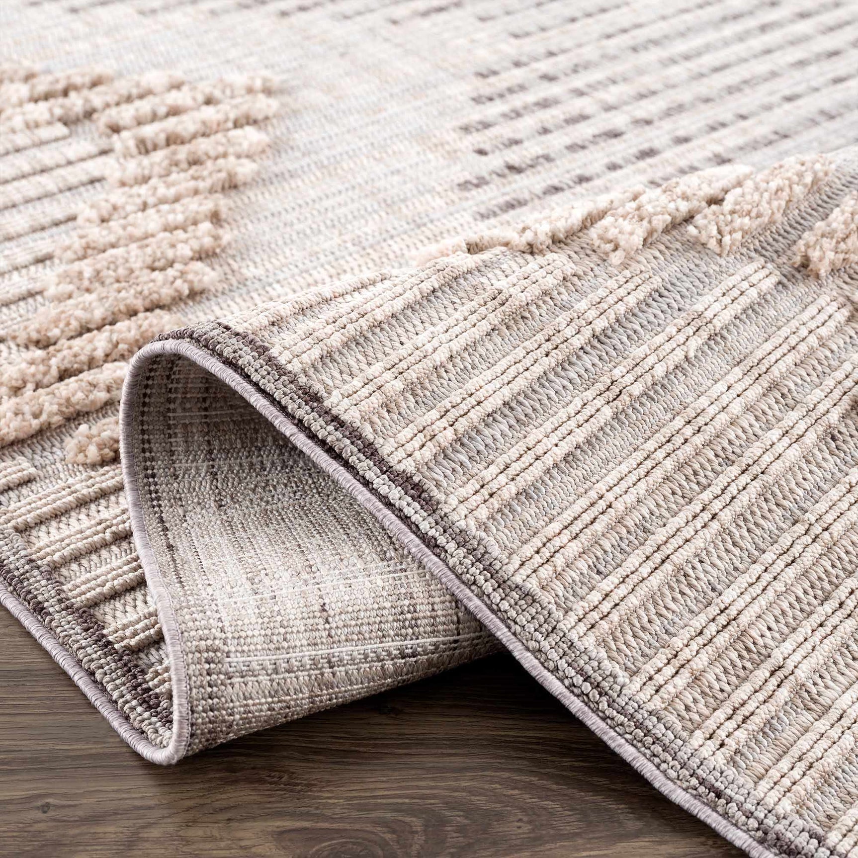 Maulawin High-Low Rustic Rug - Ornate Home