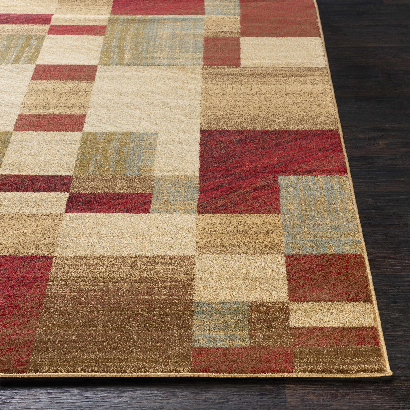 Maumee Brown Mosaic Performance Rug - Clearance - Ornate Home