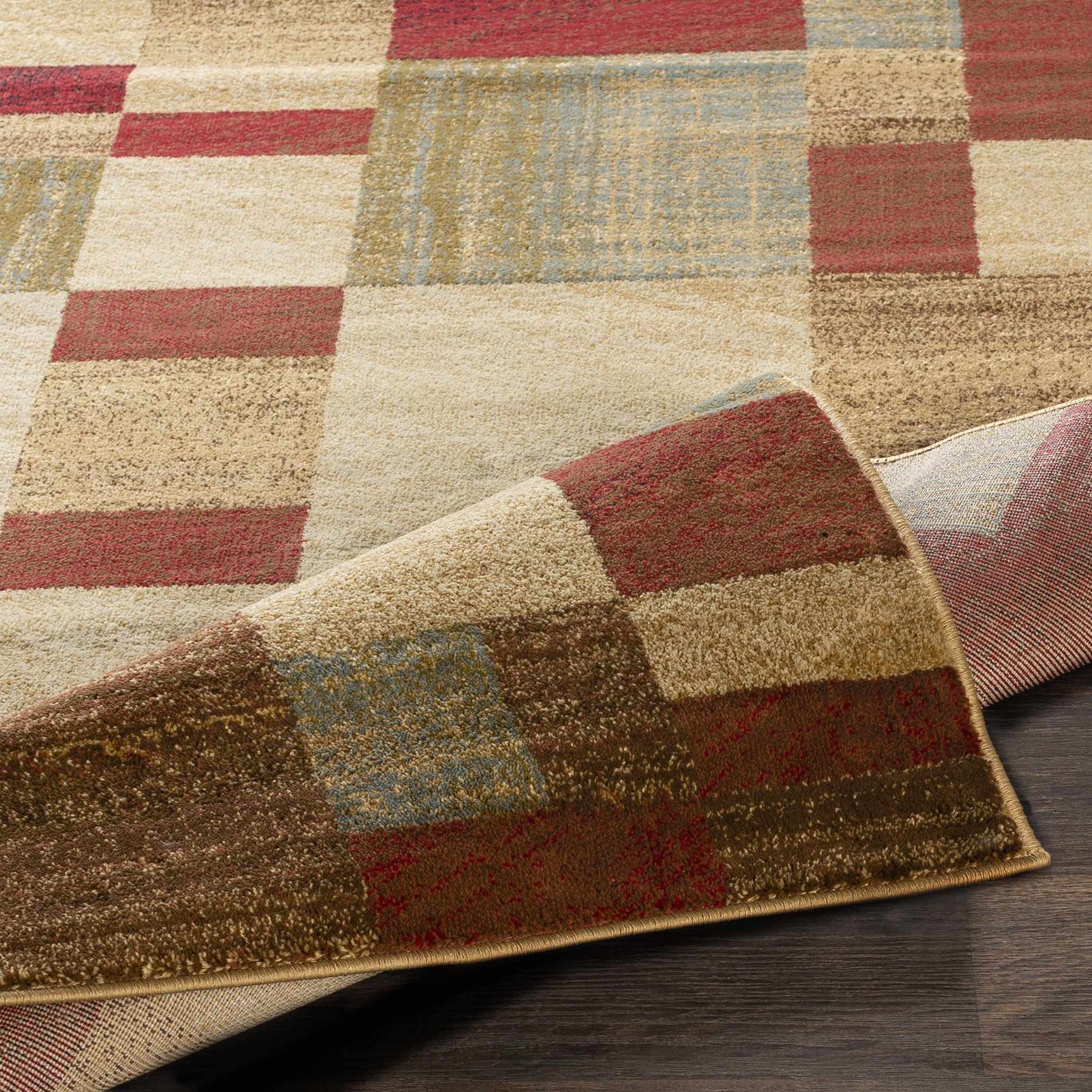 Maumee Brown Mosaic Performance Rug - Clearance - Ornate Home