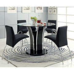 Mauna Black Counter Height Chair (Set of 2) - Ornate Home