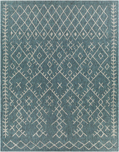 Maunawili Aqua Nordic Outdoor Rug - Ornate Home