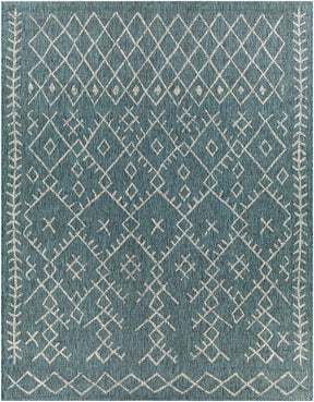 Maunawili Aqua Nordic Outdoor Rug - Ornate Home