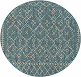 Maunawili Aqua Nordic Outdoor Rug - Ornate Home