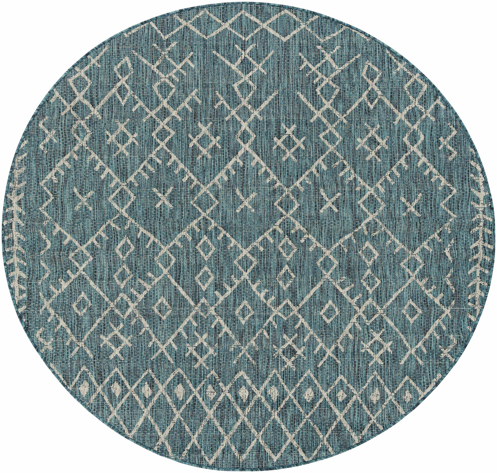 Maunawili Aqua Nordic Outdoor Rug - Ornate Home