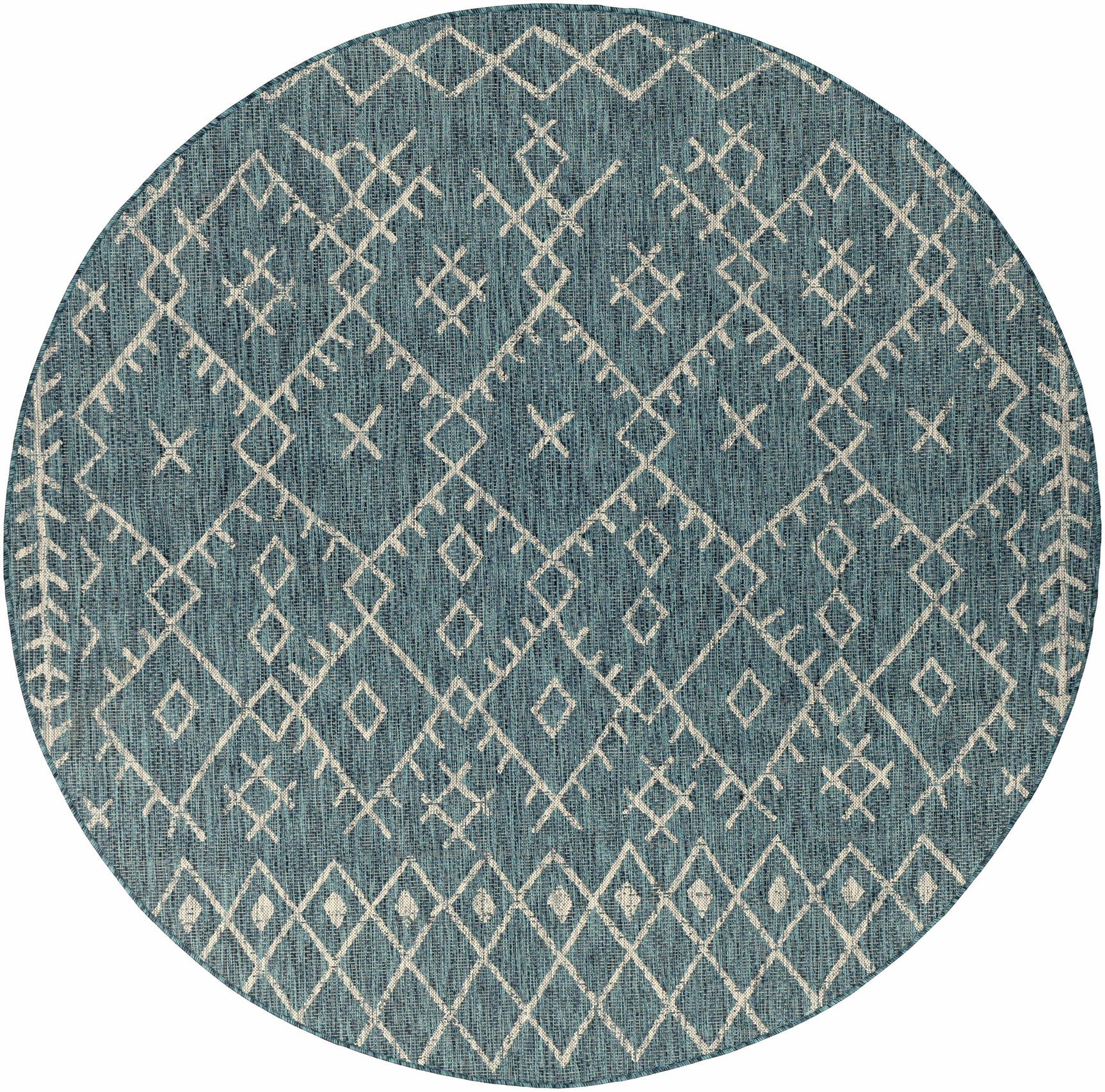 Maunawili Aqua Nordic Outdoor Rug - Ornate Home