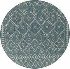 Maunawili Aqua Nordic Outdoor Rug - Ornate Home