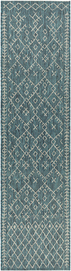 Maunawili Aqua Nordic Outdoor Rug - Ornate Home