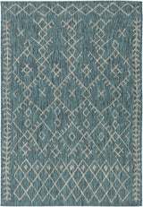Maunawili Aqua Nordic Outdoor Rug - Ornate Home