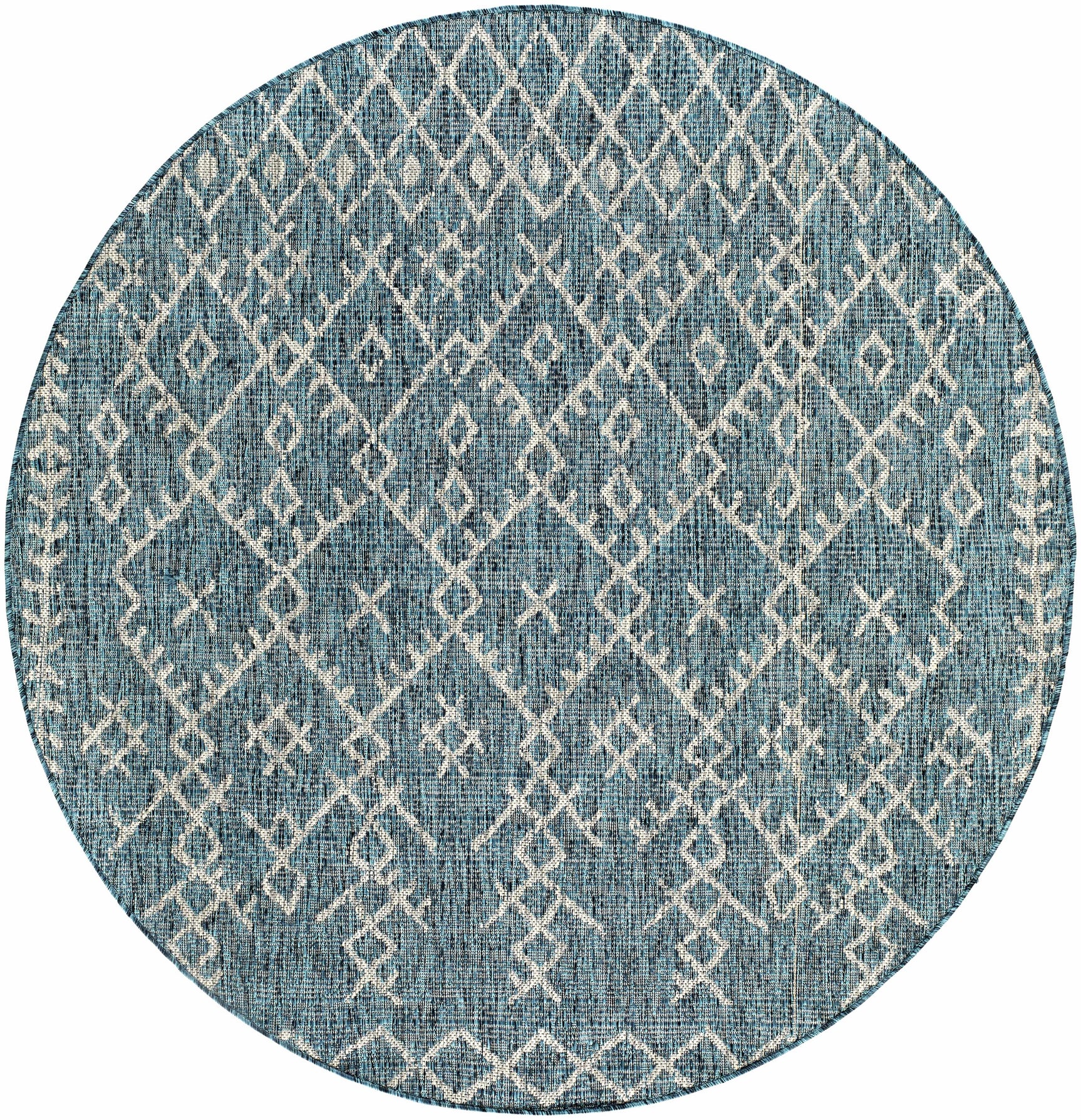 Maunawili Aqua Nordic Outdoor Rug - Ornate Home