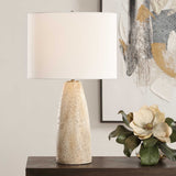 Maury Brown Travertine Table Lamp - Ornate Home