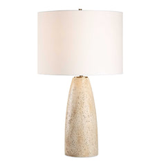 Maury Brown Travertine Table Lamp - Ornate Home
