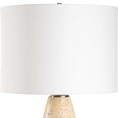 Maury Brown Travertine Table Lamp - Ornate Home