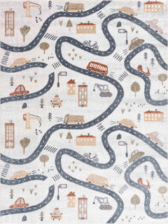 Mave Roads Washable Rug for Kids - Ornate Home