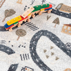 Mave Roads Washable Rug for Kids - Ornate Home
