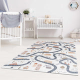Mave Roads Washable Rug for Kids - Ornate Home