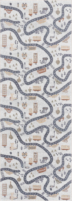 Mave Roads Washable Rug for Kids - Ornate Home