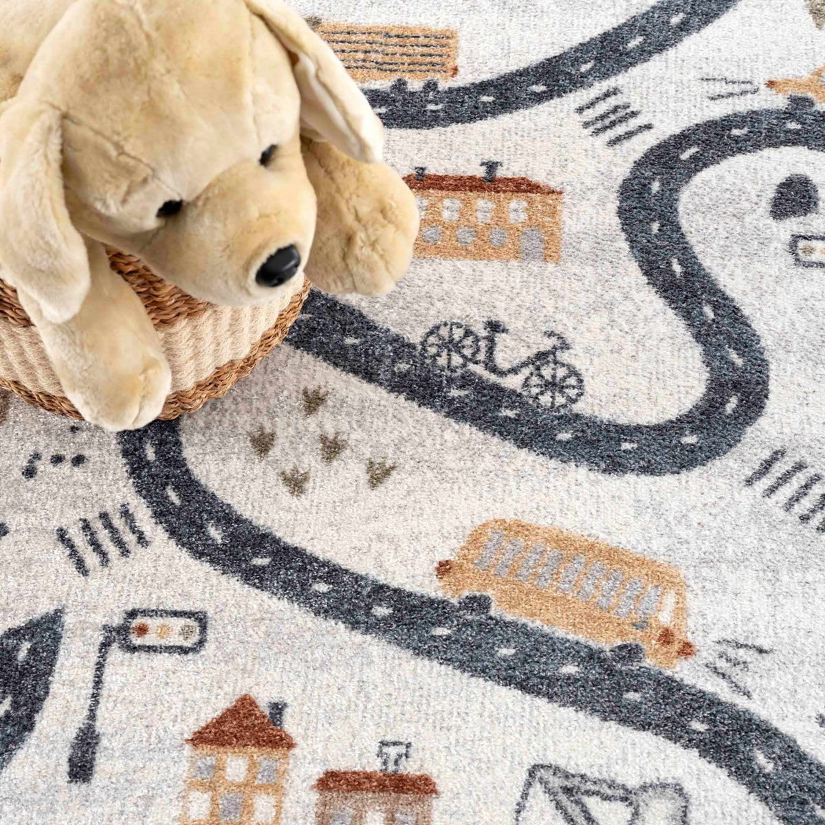 Mave Roads Washable Rug for Kids - Ornate Home