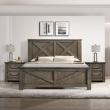 Maverick Antique Grey 3-Piece Queen Bedroom Set - Ornate Home