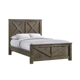 Maverick Antique Grey 3-Piece Queen Bedroom Set - Ornate Home