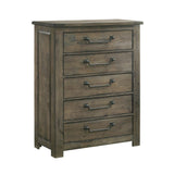 Maverick Antique Grey 3-Piece Queen Panel Bedroom Set - Ornate Home