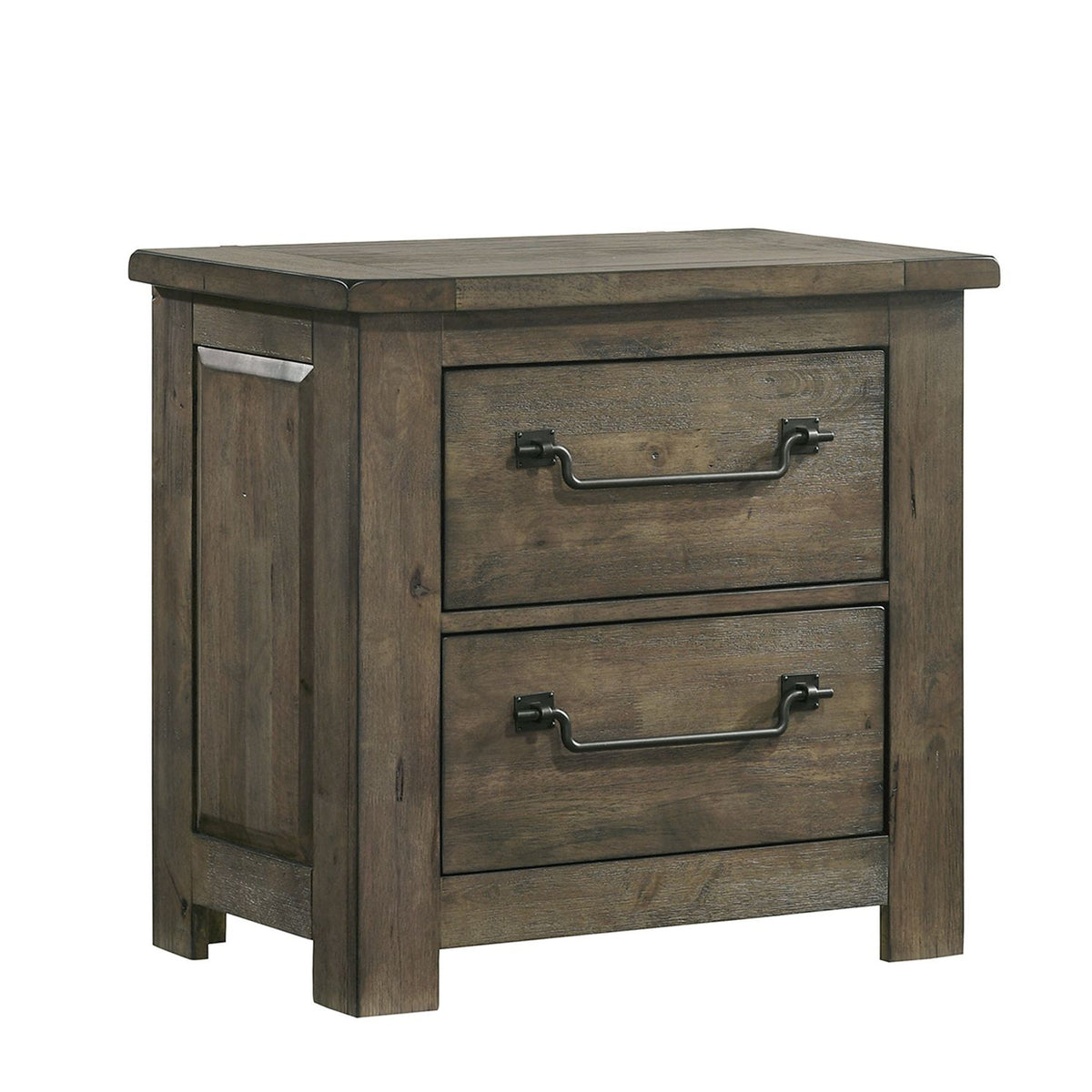 Maverick Antique Grey 3-Piece Queen Panel Bedroom Set - Ornate Home