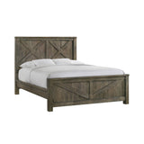 Maverick Antique Grey 5-Piece King Bedroom Set - Ornate Home