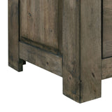 Maverick Antique Grey 5-Piece King Bedroom Set - Ornate Home