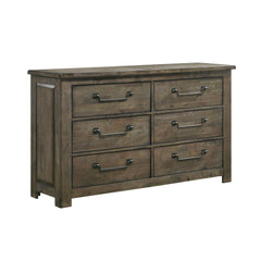 Maverick Antique Grey 5-Piece Queen Bedroom Set - Ornate Home
