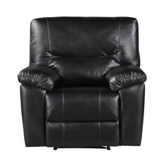Maverick Black Reclining Chair - Ornate Home