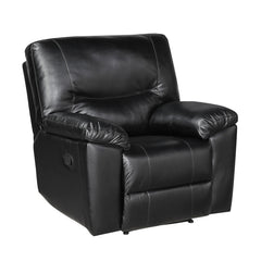 Maverick Black Reclining Chair - Ornate Home