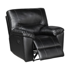 Maverick Black Reclining Chair - Ornate Home
