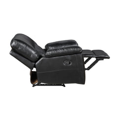 Maverick Black Reclining Chair - Ornate Home