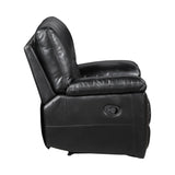 Maverick Black Reclining Chair - Ornate Home