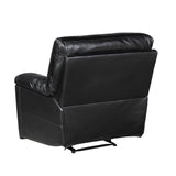 Maverick Black Reclining Chair - Ornate Home