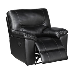 Maverick Black Reclining Chair - Ornate Home