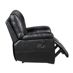 Maverick Black Reclining Chair - Ornate Home