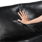 Maverick Black Reclining Chair - Ornate Home
