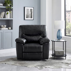 Maverick Black Reclining Chair - Ornate Home