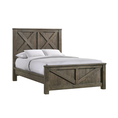 Maverick Grey Queen Bed - Ornate Home