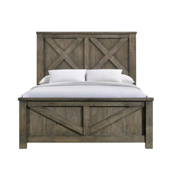 Maverick Grey Queen Bed - Ornate Home