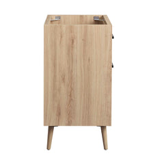 Maverick Oak/White 24" Bathroom Vanity Cabinet Sink Basin Not Included - Ornate Home