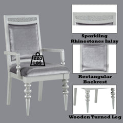 Maverick Platinum Dining Chair (Set of 2) - Ornate Home