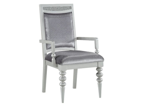 Maverick Platinum Dining Chair (Set of 2) - Ornate Home