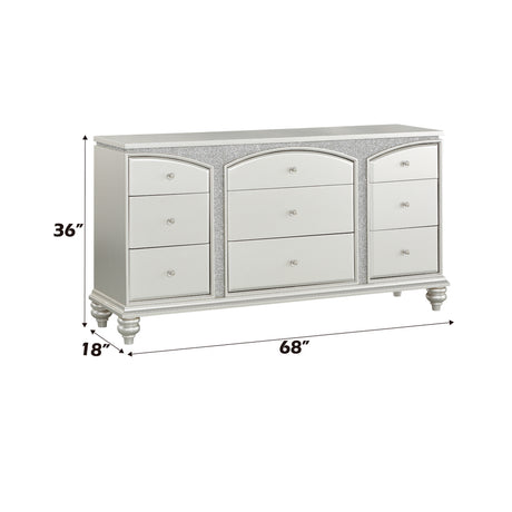 Maverick Platinum Dresser - Ornate Home