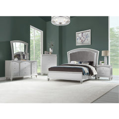 Maverick Platinum Nightstand - Ornate Home