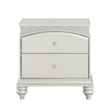 Maverick Platinum Nightstand - Ornate Home